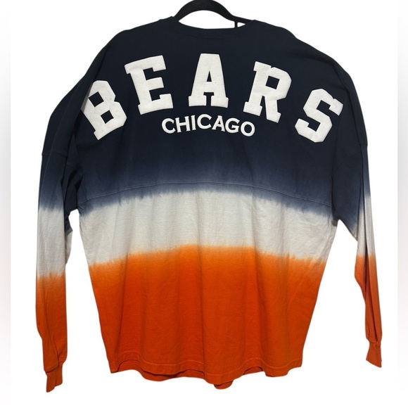 Chicago Bears NFL Pro Line by Fanatics Navy/Orange Spirit Jersey Long Sleeve 2XL - Picture 4 of 6